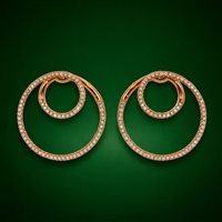 Orecchini Namuri Donna INFINITO in Oro Diamante ORINFPVCR